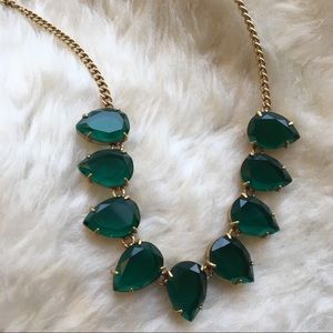 emerald and gold necklace
